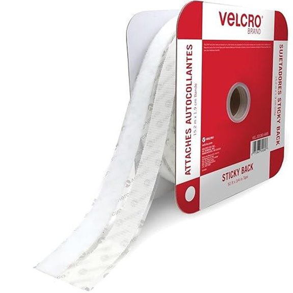VELCRO Sticky Back Tape Roll 50 ft x 3/4 in