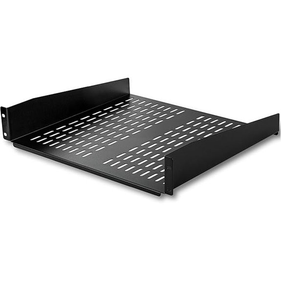 StarTech 2U Vented Rack Shelf for Network Equipment