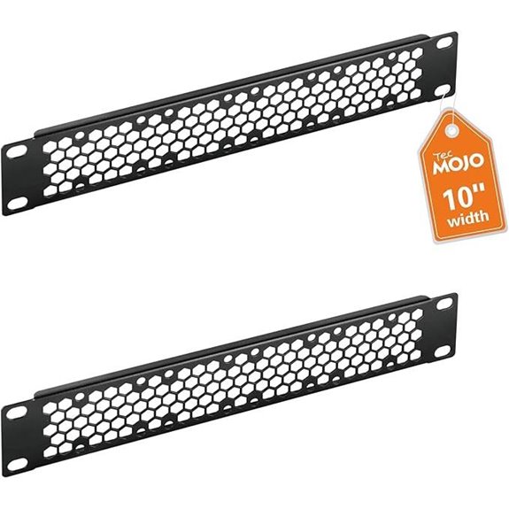 Tecmojo 2 Pack Vented Rack Mount Panel