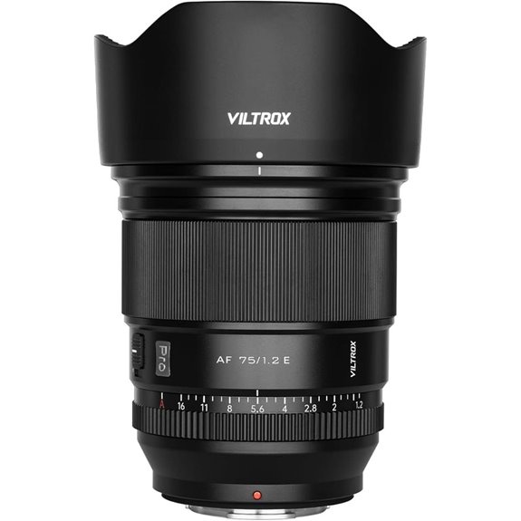 VILTROX 75mm f/1.2 EF PRO Lens for Sony E-Mount