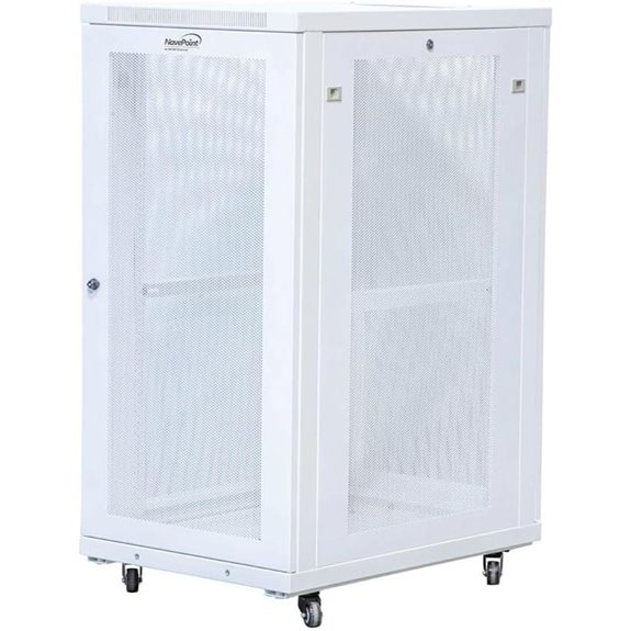 NavePoint 24U Wall-Mount Network Cabinet Enclosure