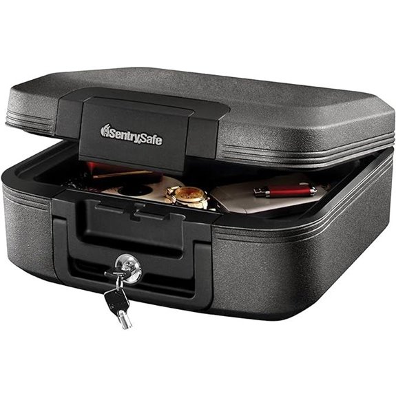SentrySafe Waterproof Fireproof Safe with Key Lock