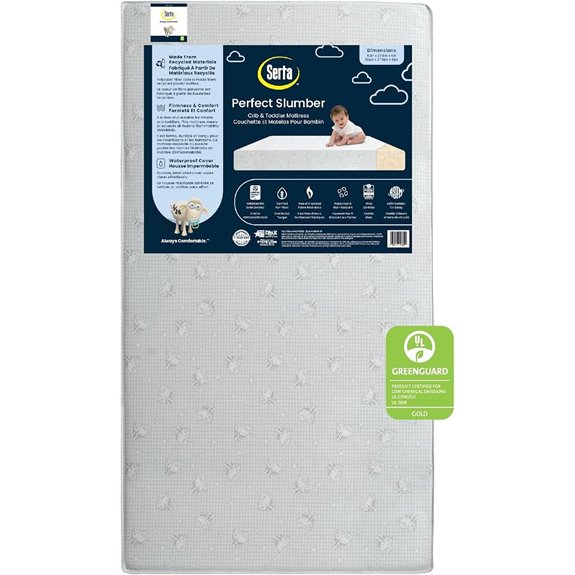 Serta Dual-Sided Waterproof Toddler Mattress (7-Year Warranty)
