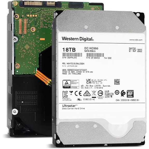 Western Digital 18TB Enterprise SATA HDD (Renewed)