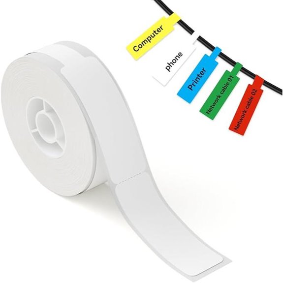 NIIMBOT White Cable Label Tape for D11/D110/D101