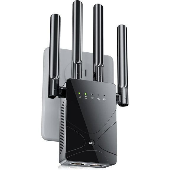 WiFi Extender Signal Booster with Ethernet and Mesh