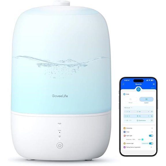 GoveeLife Smart Humidifier with WiFi and Night Light
