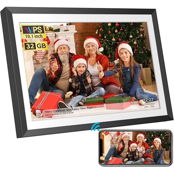 Digital Photo Frame 10.1 WiFi Touch Screen