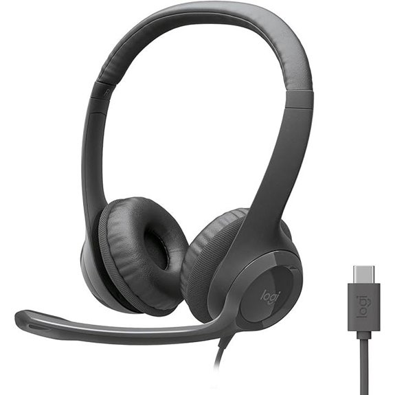 Logitech H391 Wired Headset with Noise Canceling Microphone