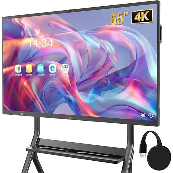 Wireless HDMI 75-Inch 4K Interactive Whiteboard