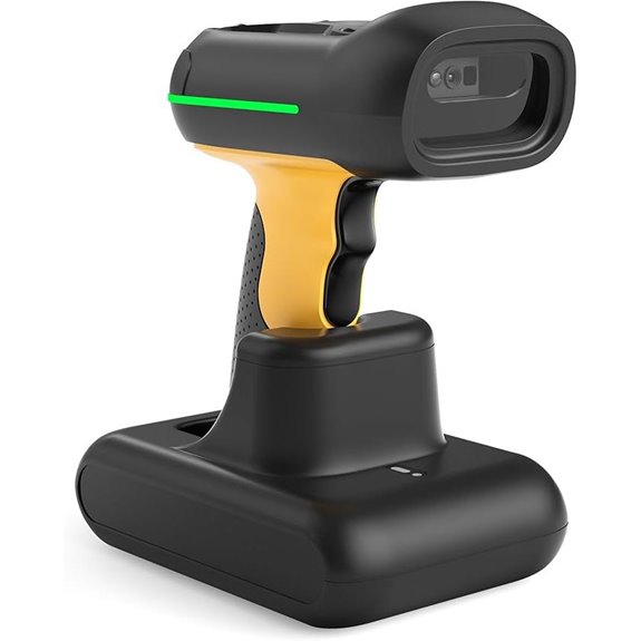 Inateck Wireless 2D Barcode Scanner with Charging Stand