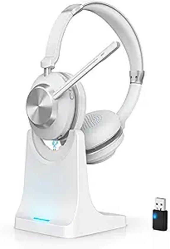 Wireless Bluetooth Headset with Mic and Noise Cancellation