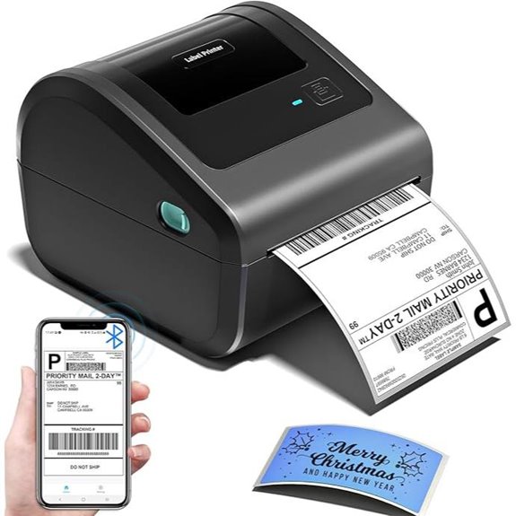 Bluetooth Shipping Label Printer (D450BT) for Small Business