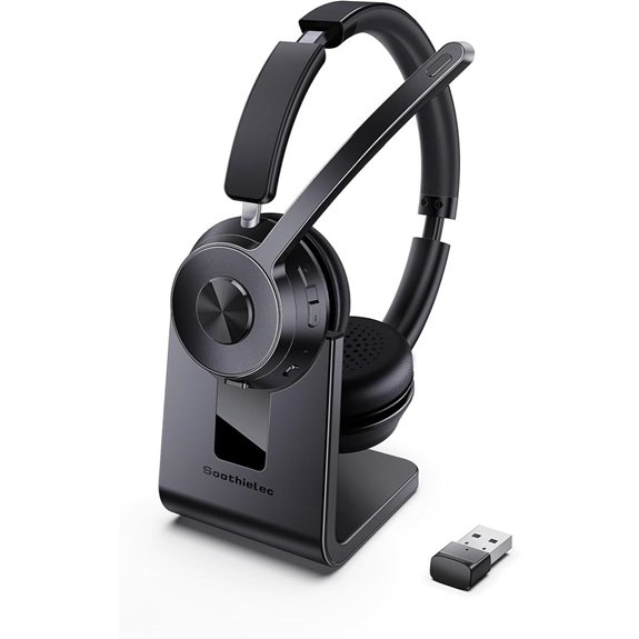 Wireless Noise Cancelling Bluetooth Headset with Microphone