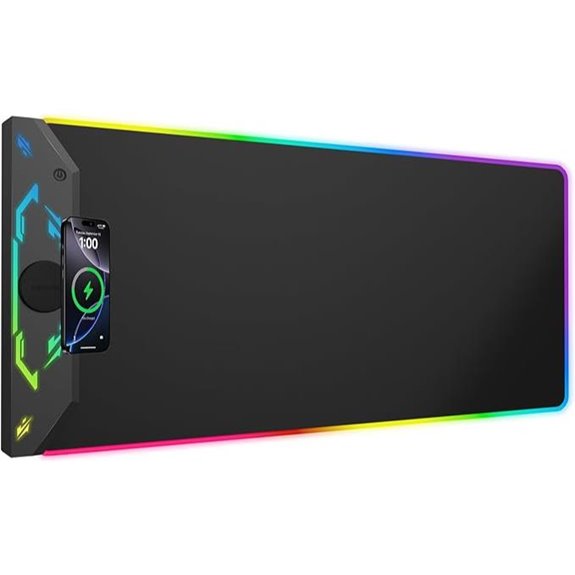 RGB Gaming Mouse Pad with Wireless Charging