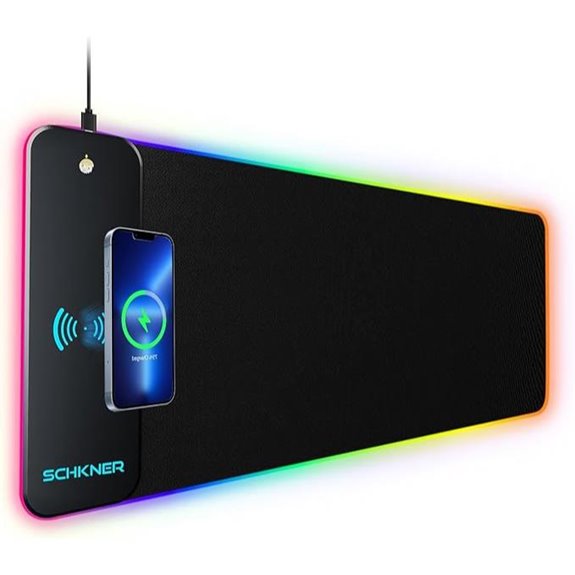 RGB Gaming Mouse Pad with Wireless Charging