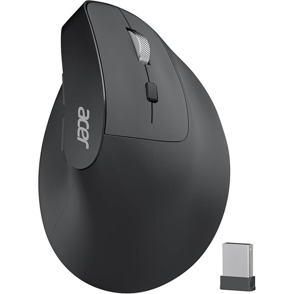 Acer Wireless Ergonomic Vertical Mouse with Adjustable DPI