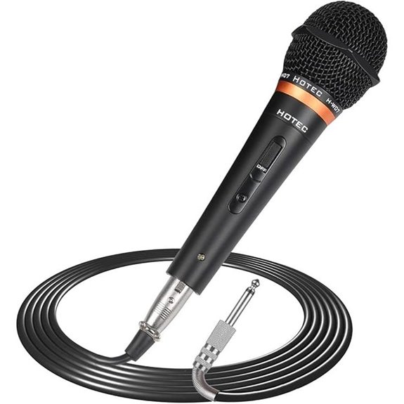 HOTEC Dynamic Handheld Microphone with XLR Cable