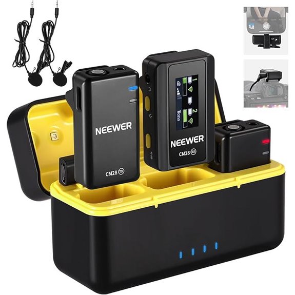 NEEWER CM28 Wireless Lavalier Microphone System