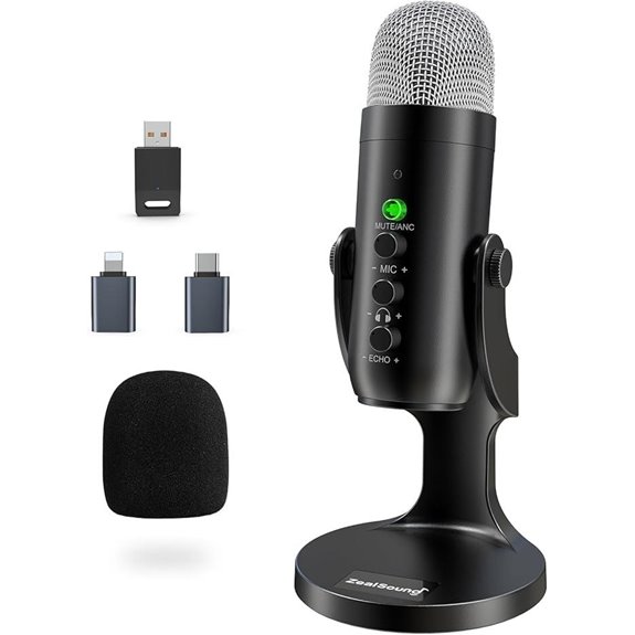 ZealSound Wireless Microphone for iPhone PC Android