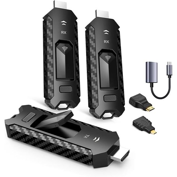 Wireless HDMI Transmitter & Receivers for Multi-TV Streaming