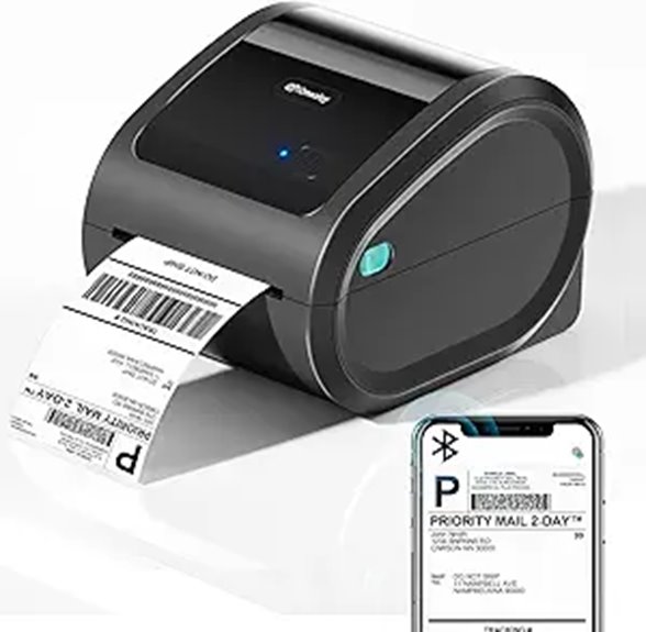 Bluetooth Thermal Label Printer for Shipping and Small Business