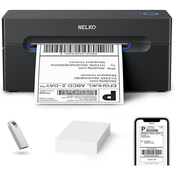 Nelko Wireless Thermal Shipping Label Printer