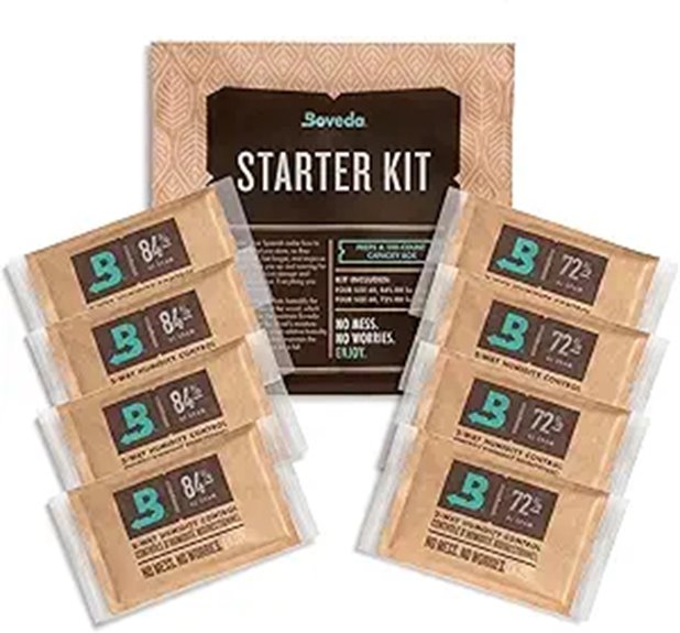 Boveda Starter Kit for Wood Storage & Humidity Control