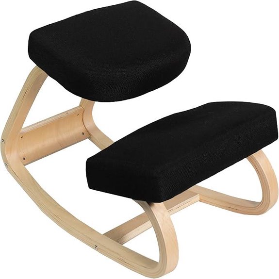 VIVO Wooden Ergonomic Kneeling Office Chair