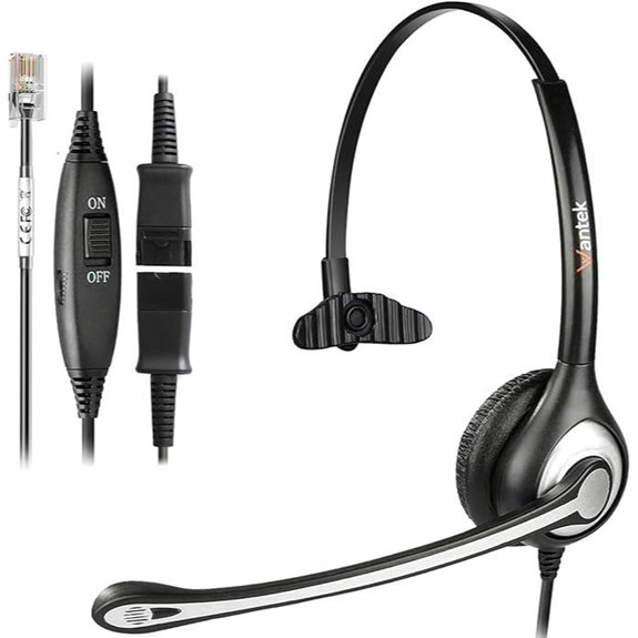 Yealink & VoIP Phone Headset with Noise Cancelling
