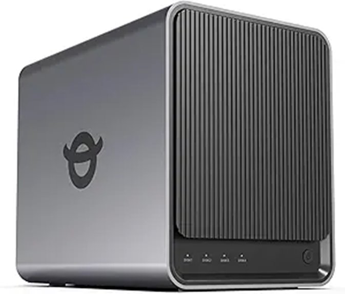 Yxk Zero1 4-Bay NAS with Intel N100 8GB RAM