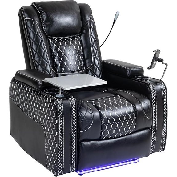 Power Zero Gravity Recliner Chair with USB & Storage