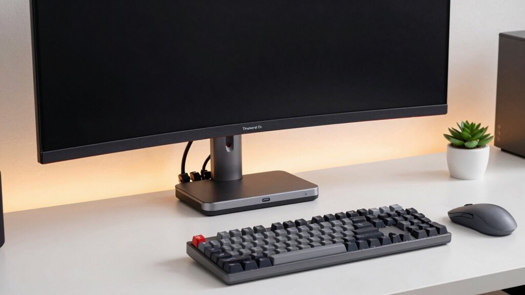 efficient ergonomic workspace setup