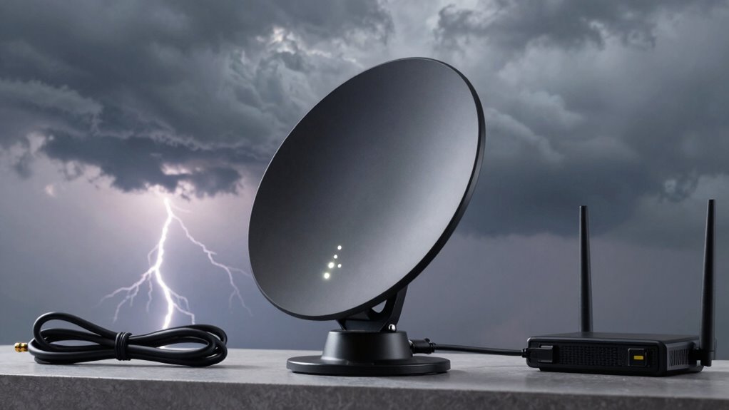 reliable low latency satellite backup