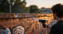 Show HN: Laser Graffiti