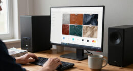 Wayland Desktop For Linux With Skeuomorphic Design